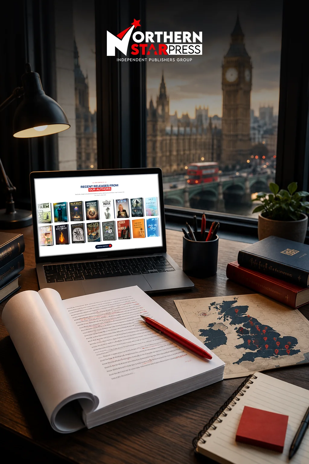 Book editing support for authors across the UK by Northern Star Press